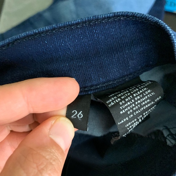 J Brand Skinny Leg Avalon Jeans 26 Dark Wash #4889 - Picture 8 of 8